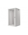 Lanberg szafa instalacyjna wisząca 19'' 22U 600x600mm szara (drzwi szklane) - nr 48