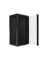 Lanberg szafa instalacyjna wisząca 19'' 27U 600x600mm czarna (drzwi szklane) - nr 12