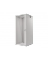 Lanberg szafa instalacyjna wisząca 19'' 27U 600x600mm szara (drzwi szklane) - nr 10