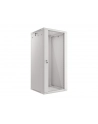 Lanberg szafa instalacyjna wisząca 19'' 27U 600x600mm szara (drzwi szklane) - nr 25
