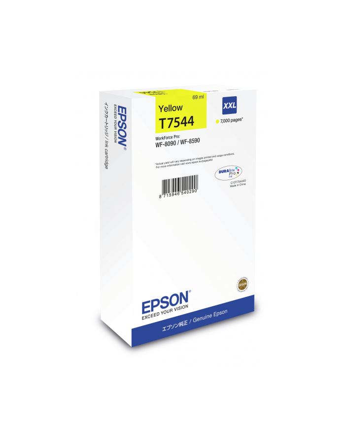 Epson Tusz C13T754440 XXL Yellow 7k WF-8xxx główny