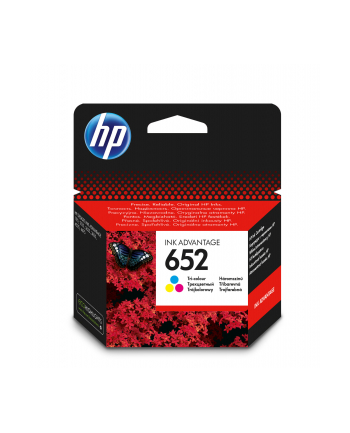 HP Tusz nr 652 Tri-colour F6V24AE nr 1