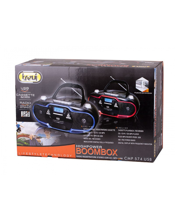 Trevi BOOMBOX  CMP574 NIEBIESKI główny