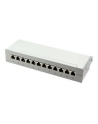 LOGILINK- Patchpanel kat. 6A, 12-portowy, ekranowany STP, szary - nr 11