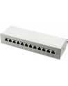 LOGILINK- Patchpanel kat. 6A, 12-portowy, ekranowany STP, szary - nr 19