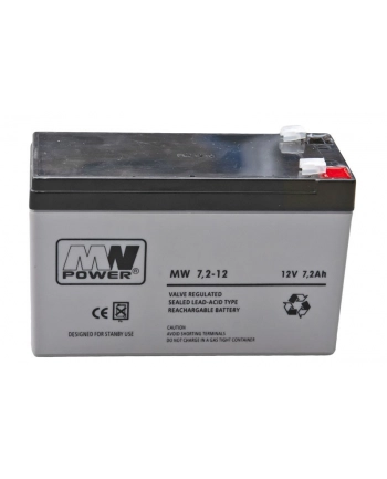 Akumulator  MW POWER MW 7,2-12L 12V 7,2Ah L1400056 nr 1