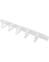 LOGILINK- Organizator kablowy 19'', 1U, 5 metalowych uchwytów, szary - nr 19
