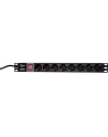 LOGILINK- 19'' PDU 1U 8 Germany Socket with ON/OFF Switch - nr 12