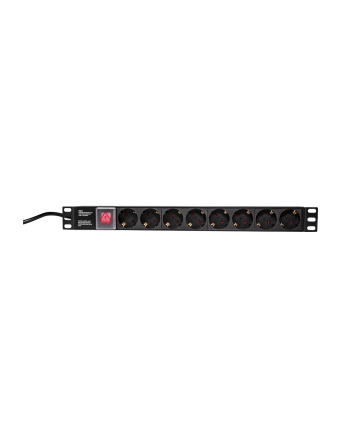 LOGILINK- 19'' PDU 1U 8 Germany Socket with ON/OFF Switch główny