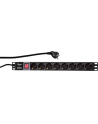 LOGILINK- 19'' PDU 1U 8 Germany Socket with ON/OFF Switch - nr 6