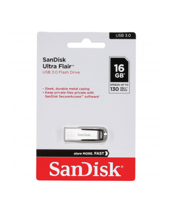 Sandisk pamięć Cruzer Ultra Flair 16GB USB 3.0 (transfer up to 130MB/s)