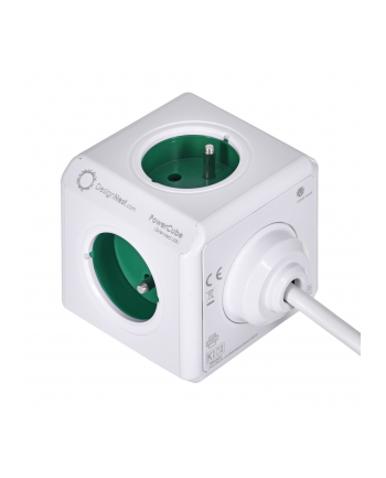 Allocacoc PowerCube USB Extended 1,5m 2402 Green
