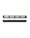 LOGILINK- Patchpanel 19'' kat. 6, 24-portowy, UTP, czarny - nr 10