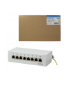 LOGILINK- Patchpanel kat. 6A, 8-portowy, ekranowany STP, szary - nr 3