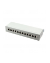 LOGILINK- Patchpanel kat. 6A, 12-portowy, ekranowany STP, szary - nr 11