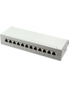 LOGILINK- Patchpanel kat. 6A, 12-portowy, ekranowany STP, szary - nr 14