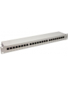 LOGILINK- Patchpanel 19'' kat. 6, 24-portowy, ekranowany STP, szary - nr 13