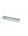 LOGILINK- Patchpanel 19'' kat. 6, 24-portowy, ekranowany STP, szary - nr 17