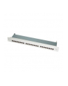 LOGILINK- Patchpanel 19'' kat. 6, 24-portowy, ekranowany STP, szary - nr 5