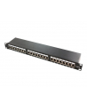 LOGILINK- Patchpanel 19'' kat. 6, 24-portowy, ekranowany STP, czarny - nr 10