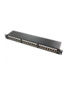 LOGILINK- Patchpanel 19'' kat. 6, 24-portowy, ekranowany STP, czarny - nr 12