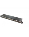 LOGILINK- Patchpanel 19'' kat. 6, 24-portowy, ekranowany STP, czarny - nr 16