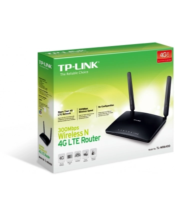 WLAN rout 300mb TP-Link MR6400 4G LTE, 802.11n, 2.4GHz, 2+2 ant. nr 2
