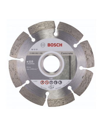 Diamentowa tarcza tnąca BOSCH CONCRETE 115