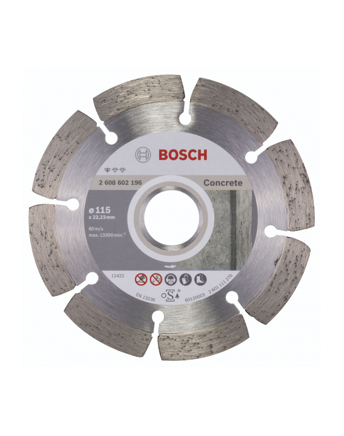 Diamentowa tarcza tnąca BOSCH CONCRETE 115 główny