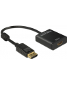 Delock Adapter Displayport 1.2 męski > HDMI żeński 4K aktywne czarny - nr 16