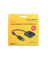 Delock Adapter Displayport 1.2 męski > HDMI żeński 4K aktywne czarny - nr 36