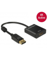 Delock Adapter Displayport 1.2 męski > HDMI żeński 4K aktywne czarny - nr 44