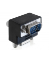 Delock adapter VGA(F)-> VGA(M) kątowy 270° - nr 1