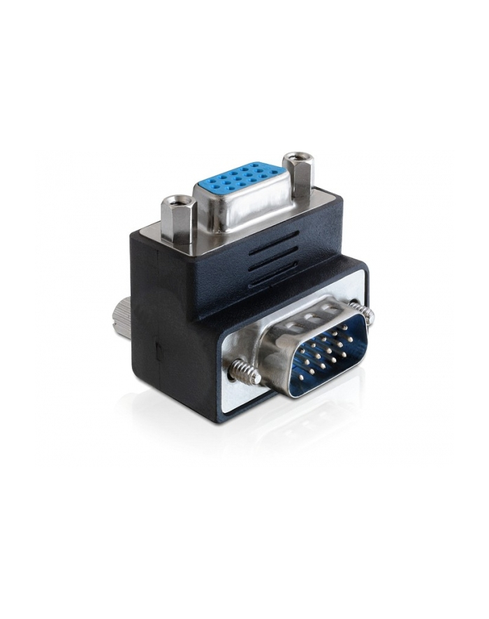 Delock adapter VGA(F)-> VGA(M) kątowy 270° główny