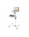 Techly Uniwersalny mobilny stolik pod projektor / notebook z dwoma półkami biały - nr 41