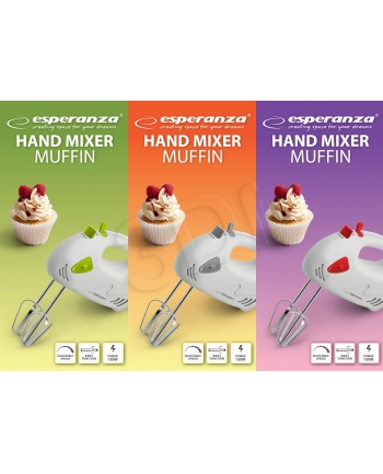 MIKSER RĘCZNY MUFFIN ZIELONY EKM007G