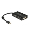 Delock Adapter mini Displayport 1.1 > VGA/HDMI/DVI pasywne 16cm czarny - nr 13