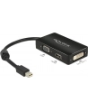 Delock Adapter mini Displayport 1.1 > VGA/HDMI/DVI pasywne 16cm czarny - nr 17
