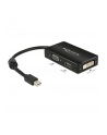 Delock Adapter mini Displayport 1.1 > VGA/HDMI/DVI pasywne 16cm czarny - nr 18