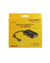 Delock Adapter mini Displayport 1.1 > VGA/HDMI/DVI pasywne 16cm czarny - nr 27