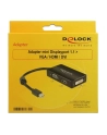 Delock Adapter mini Displayport 1.1 > VGA/HDMI/DVI pasywne 16cm czarny - nr 29
