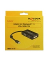 Delock Adapter mini Displayport 1.1 > VGA/HDMI/DVI pasywne 16cm czarny - nr 7