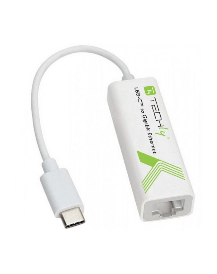 Techly Adapter USB C 3.1 na Gigabit Ethernet RJ45 główny