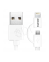 Adata Kabel USB-Lightning/ microUSB 1m White Apple - nr 6