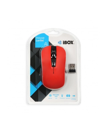 MYSZ I-BOX LORIINI PRO OPTYCZNA BEZPRZEWODOWA RED