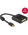 Adapter Delock displayport 1.2 MINI->DVI4K (F)(24+5) na kablu 20CM - nr 213