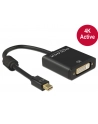 Adapter Delock displayport 1.2 MINI->DVI4K (F)(24+5) na kablu 20CM - nr 5