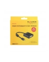 Adapter Delock displayport 1.2 MINI->DVI4K (F)(24+5) na kablu 20CM - nr 6