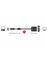 Adapter Delock displayport 1.2 MINI->DVI4K (F)(24+5) na kablu 20CM - nr 85