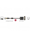 Adapter Delock displayport 1.2 MINI->DVI4K (F)(24+5) na kablu 20CM - nr 91